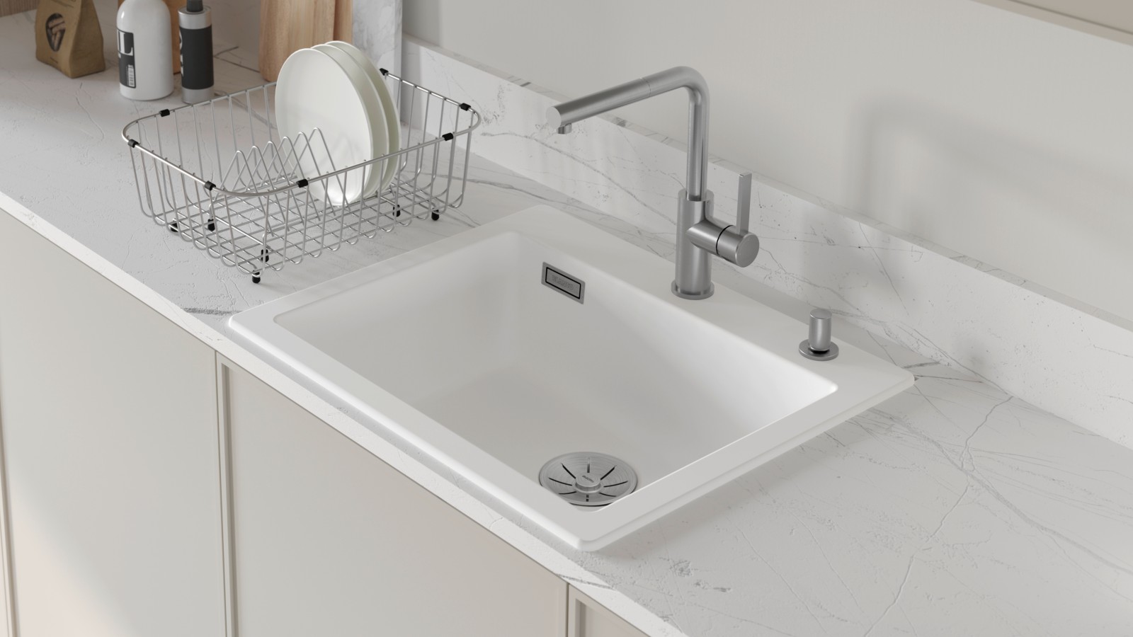 Blanco-Keramikspuele-Weiss