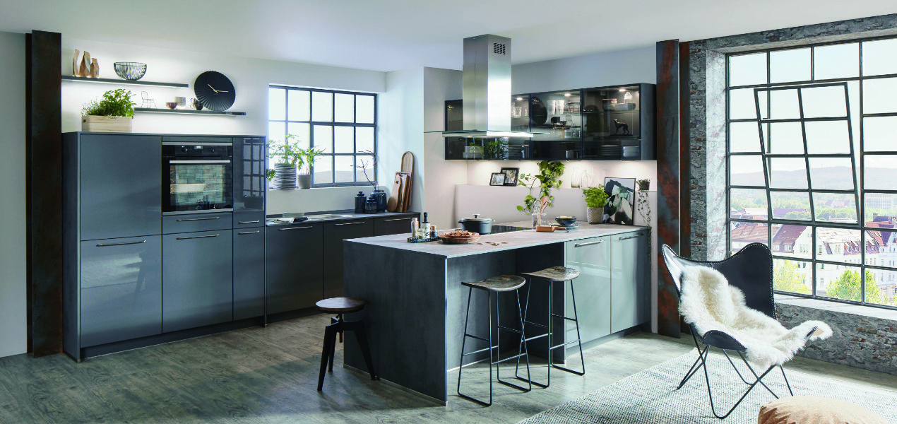 Nobilia Inselküche Flash modern