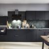 Nobilia Senso moderne Küchenzeile Schwarz