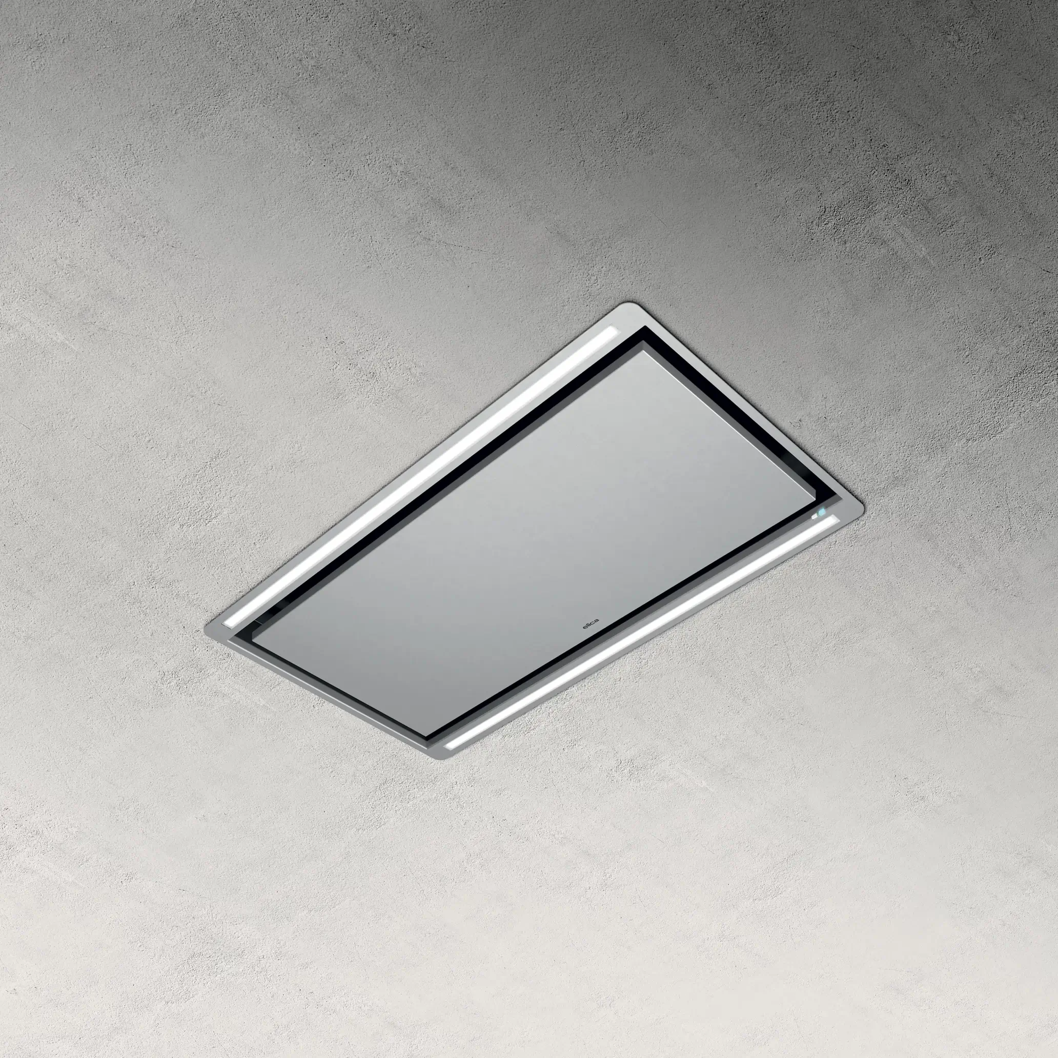 Elica Deckenhaube Silber modern