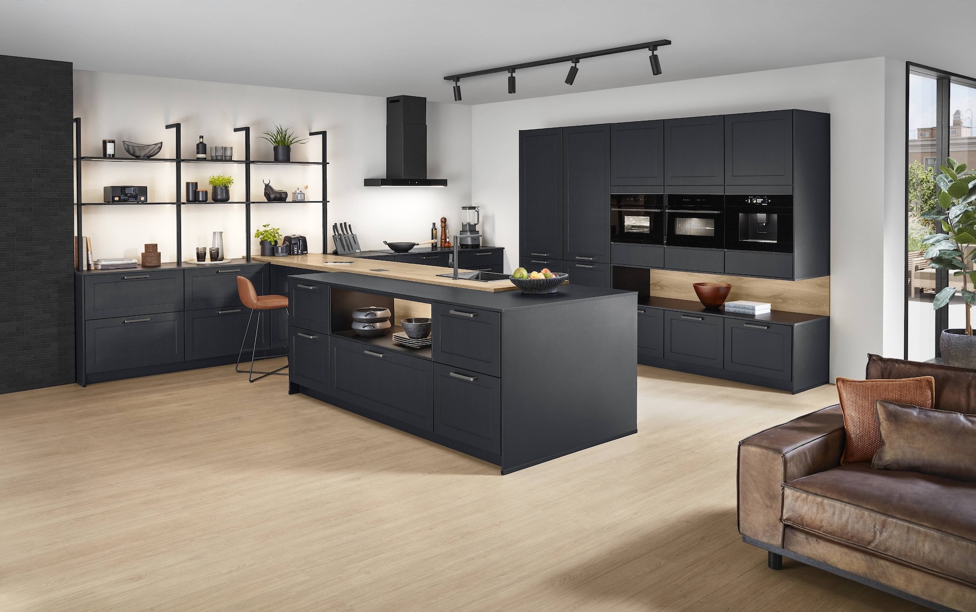 Nobilia Nordic Landhauskueche Schwarz