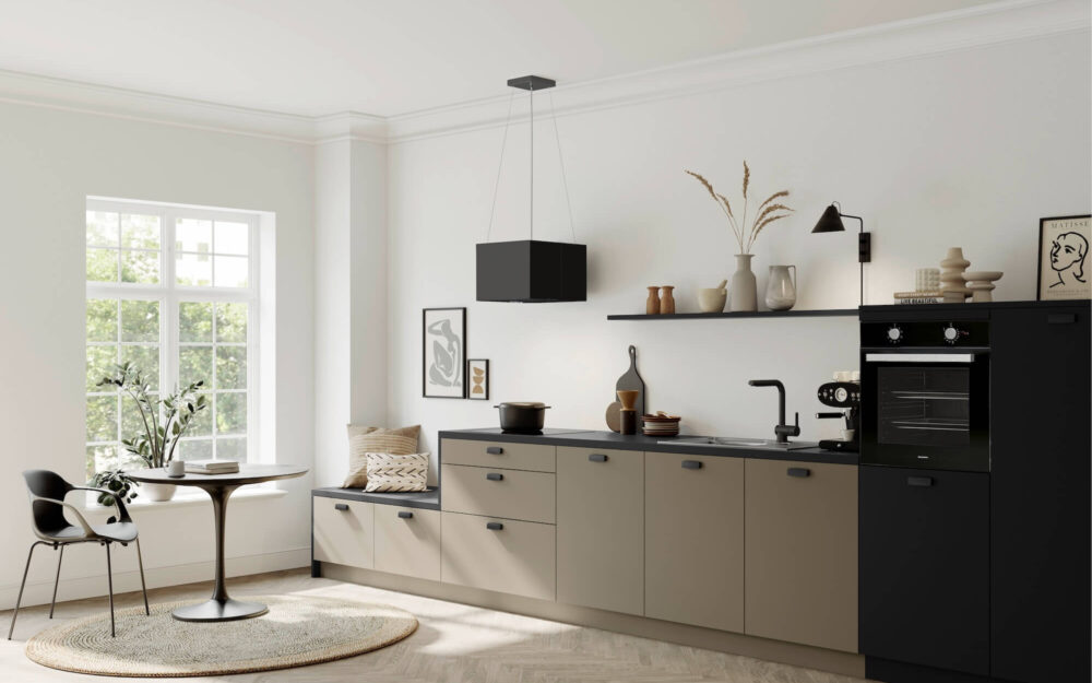 Haecker Porto Kuechenzeile modern Umbra