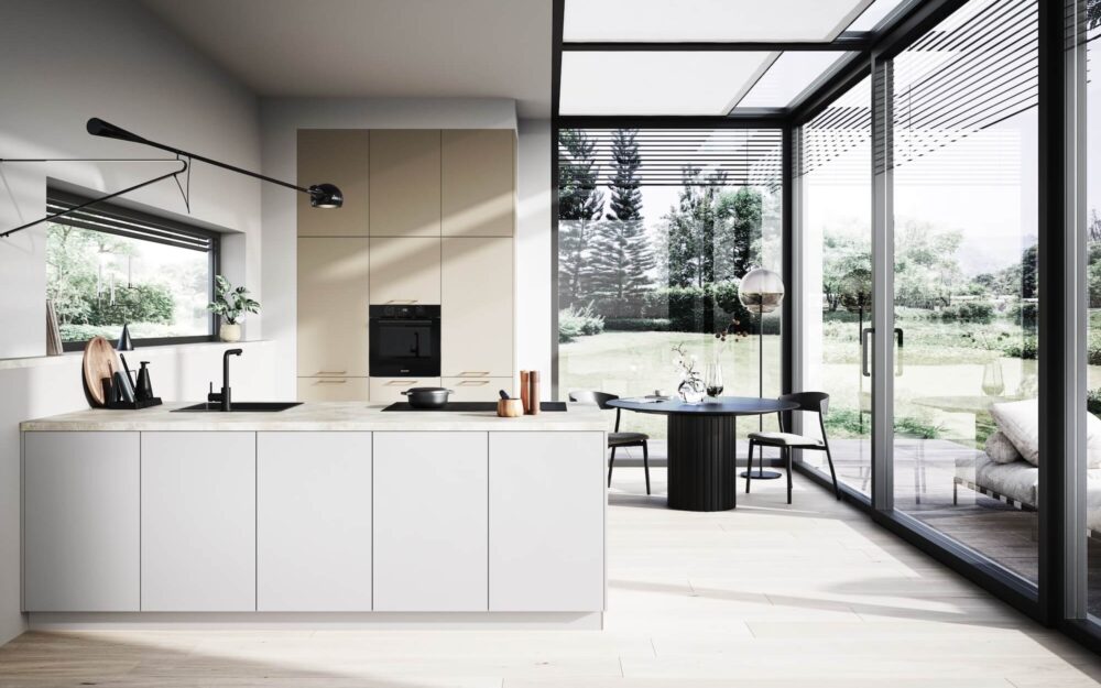 Häcker Top Soft Satin moderne Küche