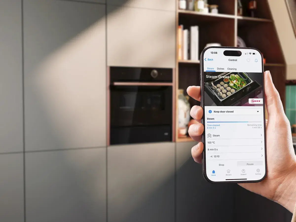 neff-dampfschublade-home-connect-app-steuerung