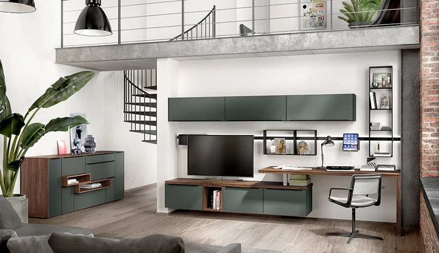 homeoffice-nobilia-easytouch-arbeitsplatz-wohnwand-gruen